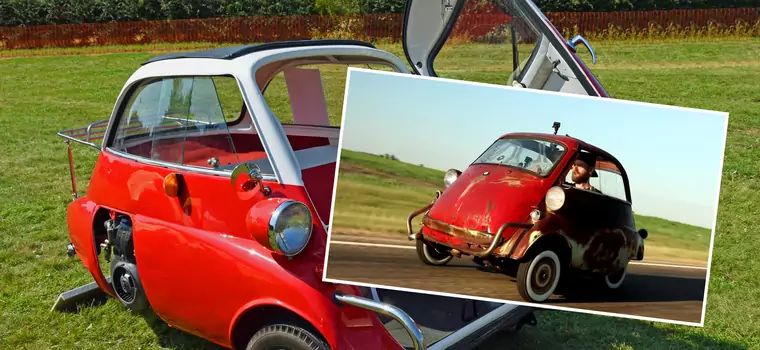 Przywrócili do życia 60-letnie BMW Isetta. Ponad 40 lat spędziło w lesie [Wideo]