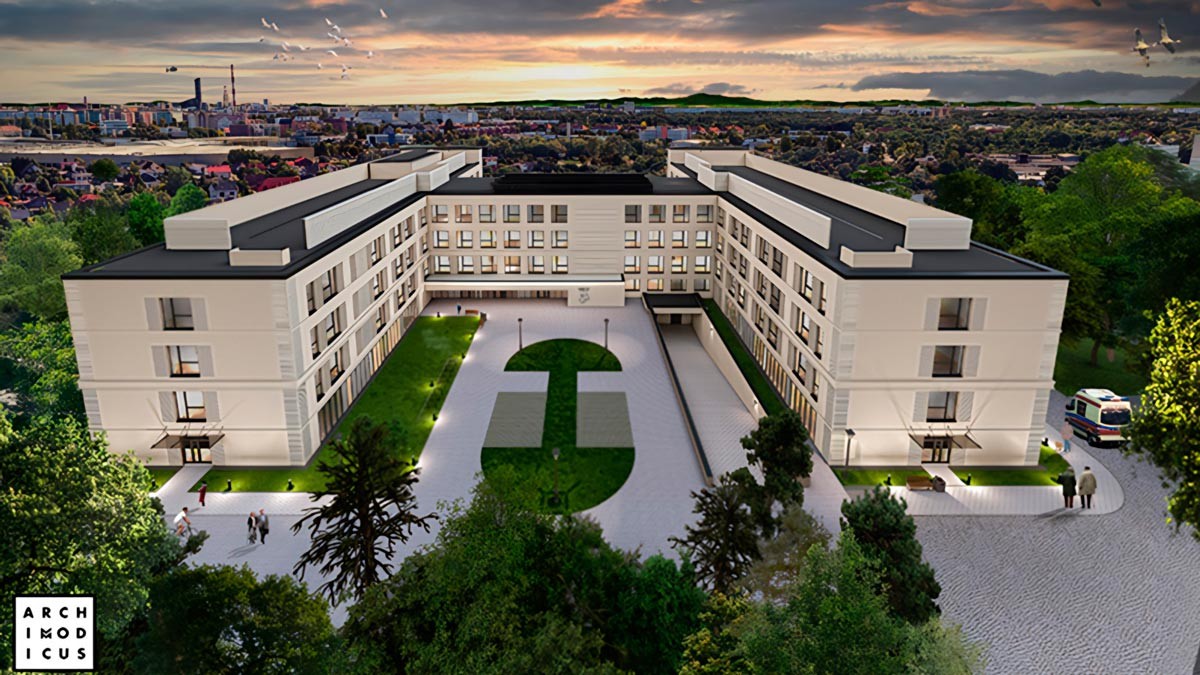 WSSW Wrocław: Wizualizacja Senioralnego Centrum Innowacyjnej Rehabilitacji i Aktywnego Starzenia