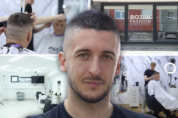 Loša frizura ga naterala da uzme makaze u ruke! Bojanova priča počela je u salonu od 10 kvadrata, a danas je najtraženiji frizer: Evo kako je izgledao njegov put do uspeha (FOTO/VIDEO)