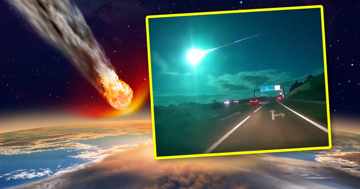 Enorme meteorito sobre Portugal.  El cielo nocturno se iluminó [WIDEO]