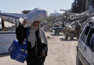 Gaza, Pojas Gaze, ljudi beže nakon izraelskih napada na Gazu