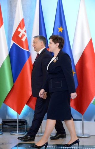 Viktor Orban i Beata Szydło