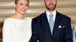 Księżna Stefania i książę Wilhelm w dniu ogłoszenia zaręczyn