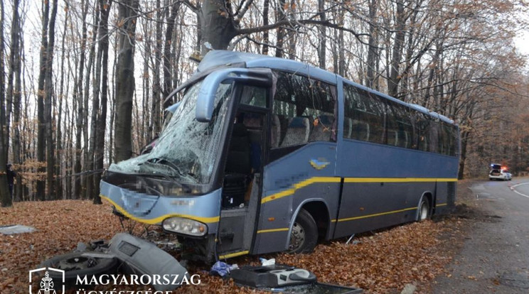 Szerencsére senki sem halt bele a balesetbe /Fotó: Magyarország Ügyészsége/