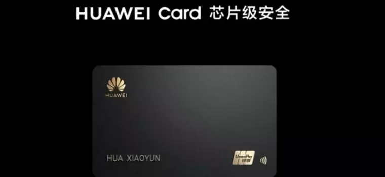 Huawei Card - Chińczycy prezentują własną odpowiedź na Apple Card