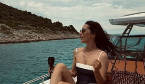 Marija Egelja na jahti