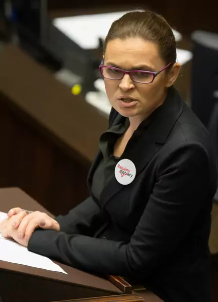 Barbara Nowacka, 10.01.2018, 55. posiedzenie Sejmu VIII kadencji /  Foto Olimpik/REPORTER