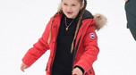 Harper Beckham na lodowisku