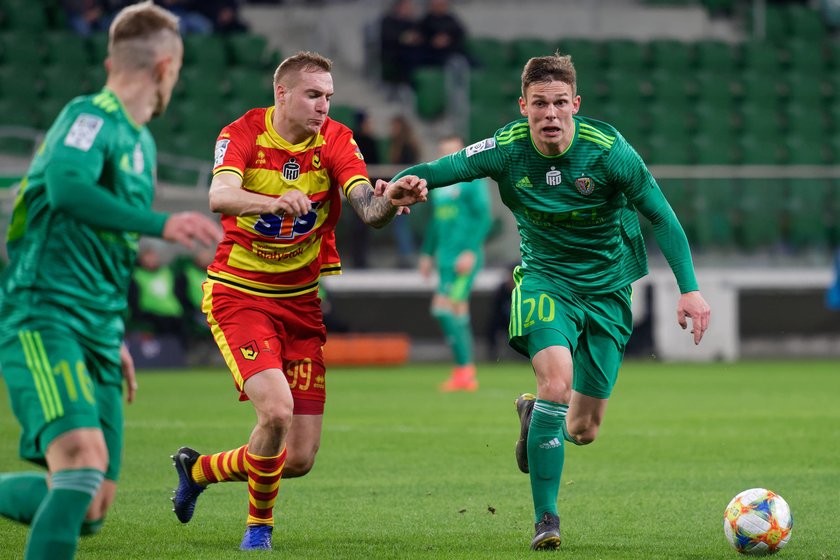 Pilka nozna. Ekstraklasa. Slask Wroclaw - Jagiellonia Bialystok. 08.03.2019