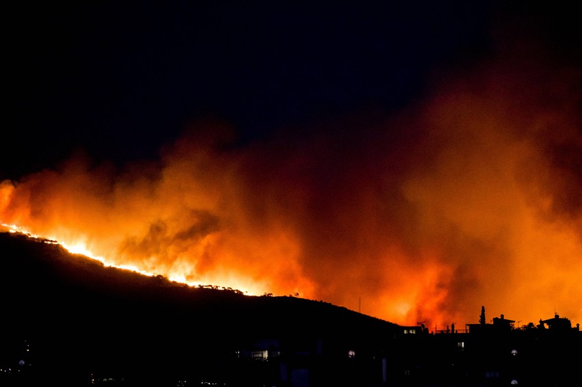 Grčka, požar