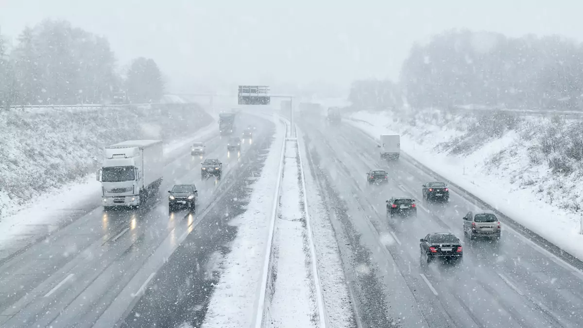 Autostrada zimą