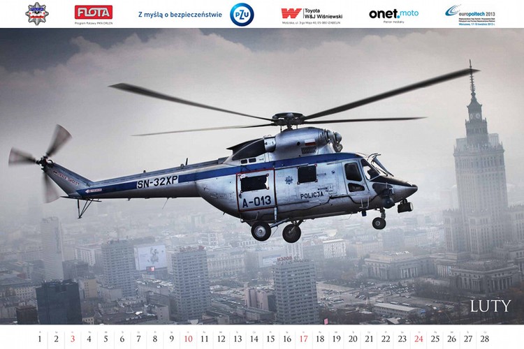 Kalendarz polskiej policji na 2013 rok