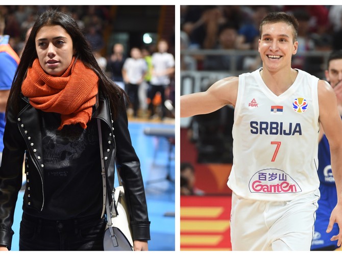 Olga Danilović i Bogdan Bogdanović