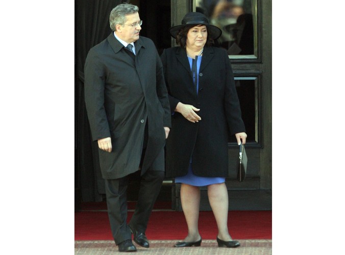Prezydent Bronisław Komorowski z małżonką