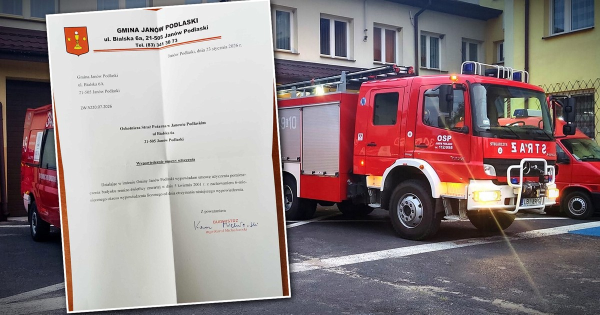 Strażacy z Janowa Podlaskiego stracili swoją remizę