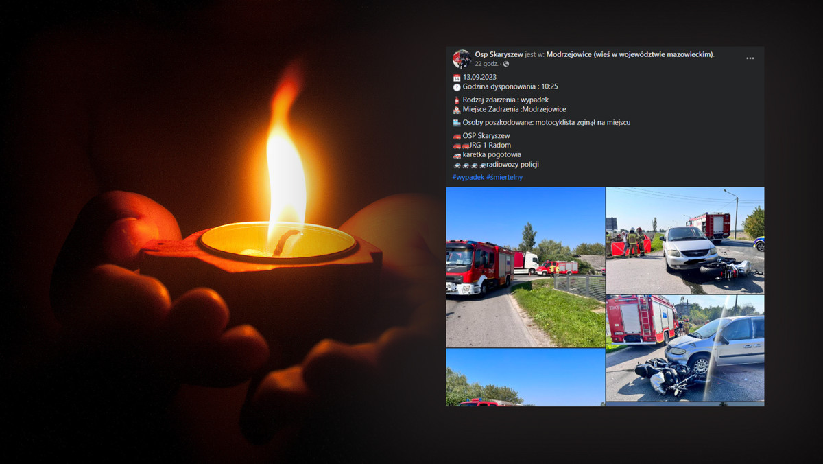 St. sierż. Mariusz Bogucki z radomskiej policji zginął w wypadku. Miał 42 lata