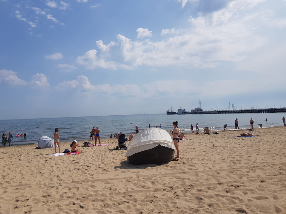 Plaża w Sopocie