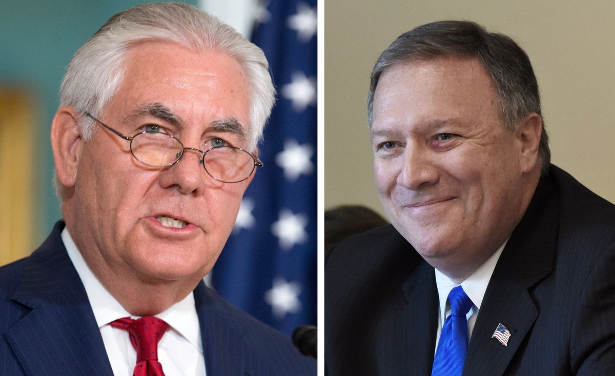 Rex Tillerson i Mike Pompeo