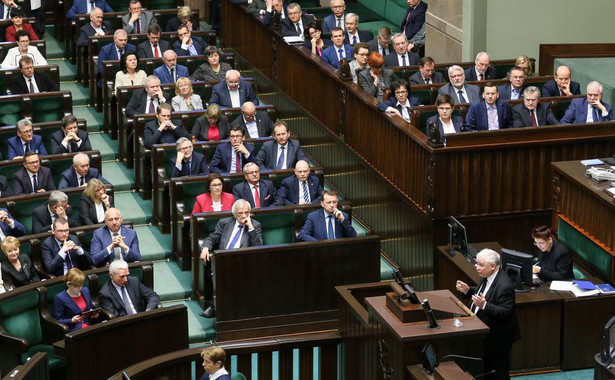 Jarosław Kaczyński w Sejmie