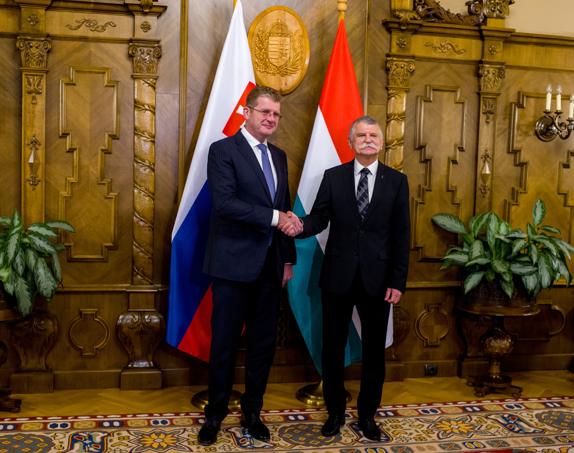 Podpredseda NR SR Peter Žiga sa stretol v Budapešti s predsedom maďarského Národného zhromaždenia Lászlóom Kövérom.