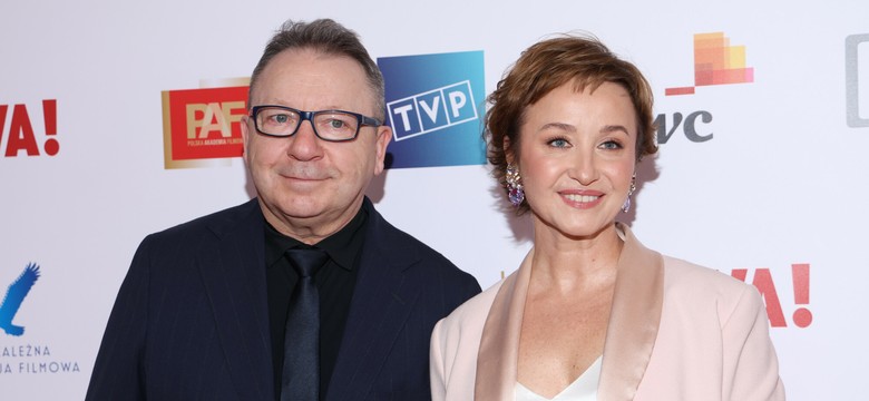 Gabriela Muskała i Zbigniew Zamachowski na gali Orłów. Trzymali się za ręce [FOTO]