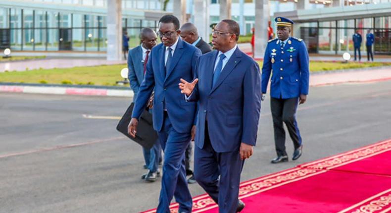 Macky Sall et son Premier ministre Amadou Bâ