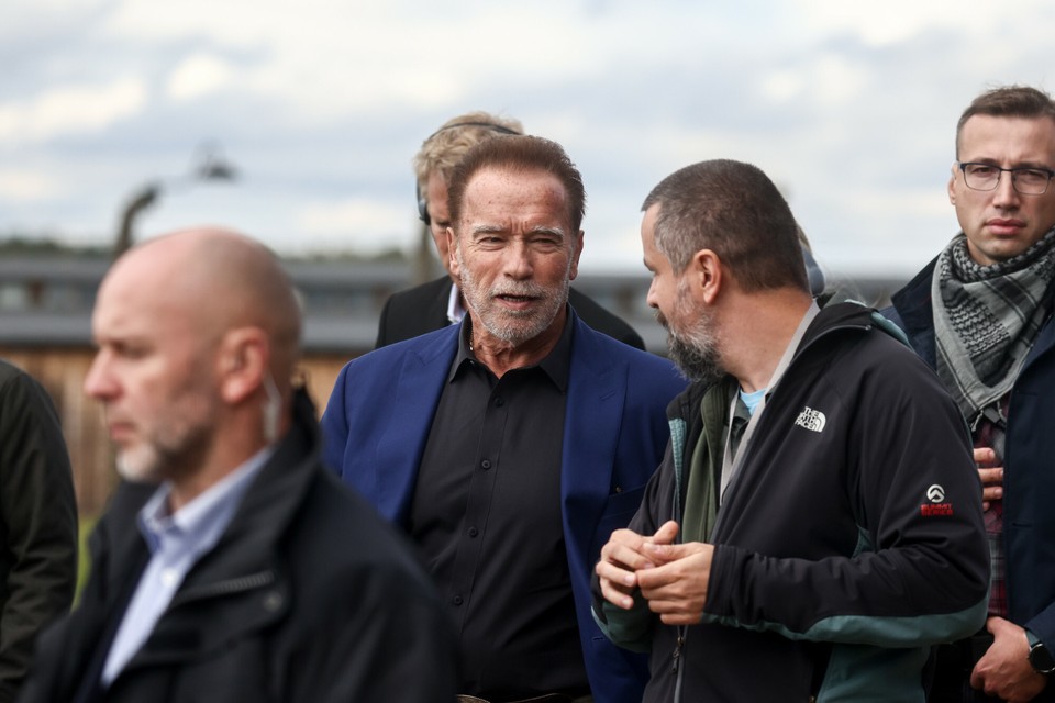 Arnold Schwarzenegger zwiedził Miejsce Pamięci Auschwitz