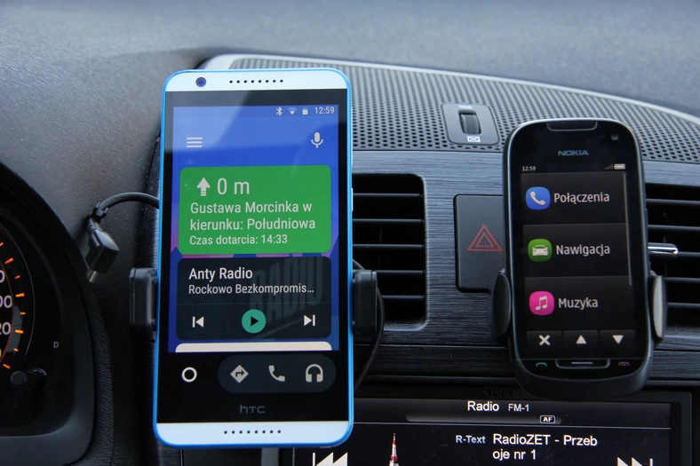 Android Auto oraz Nokia Car Mode