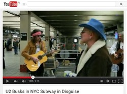 U2 zagrali na stacji metra. Podróżni nie poznali legendy [WIDEO]