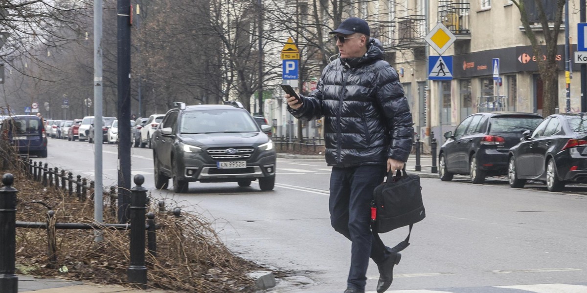 Jacek Kurski w Warszawie. 