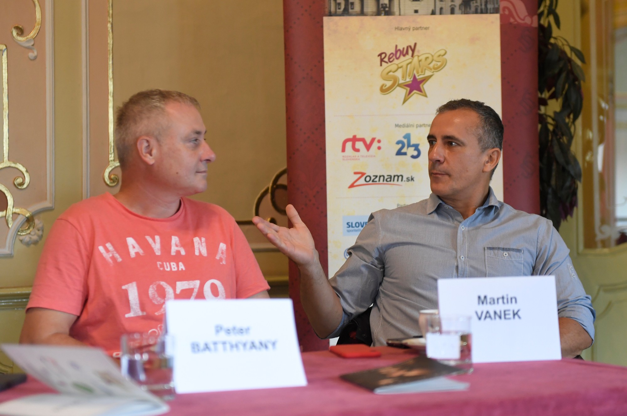 Herci Peter Batthyany a Martin Vanek.