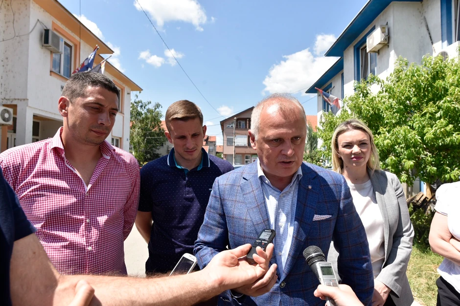 Goran Vesić nedavno u poseti Borči