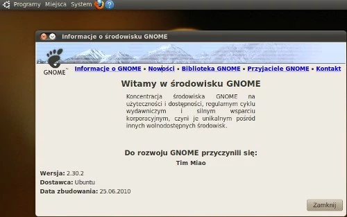 Gnome jest jednym z najczęściej wykorzystywanych w Linuksie środowisk graficznych. Bazuje na nim m.in. popularne Ubuntu.