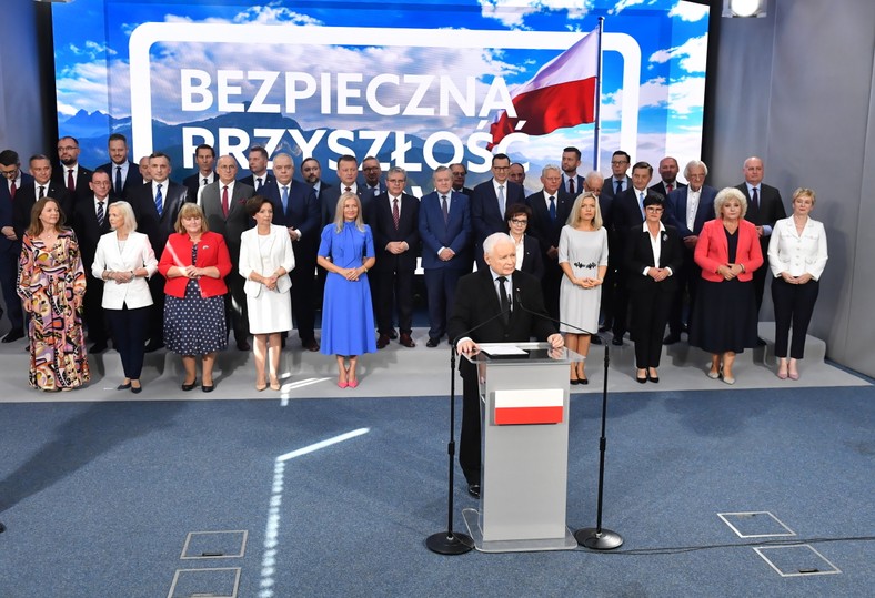 Jarosław Kaczyński przedstawił liderów list, 31.08.2023