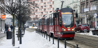 Mróz sparaliżował tramwaje linii 5