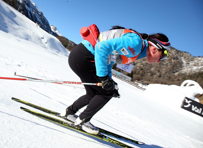 Justyna Kowalczyk podczas treningu w Val Mustair