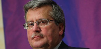 Komorowski o wstydliwej rzeczy, którą dostał z Sejmu