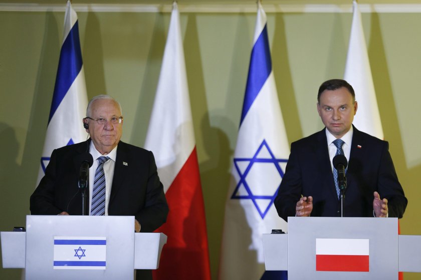 Andrzej Duda i Reuven Riwlin