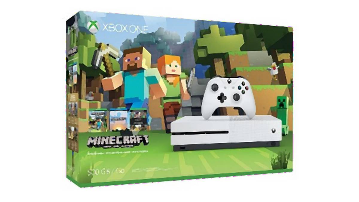 Microsoft może być spokojny o jesienną sprzedaż Xboksa One - oto Xbox One S Minecraft Bundle