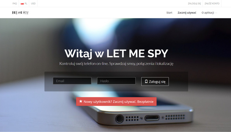Polska aplikacja szpiegująca LetMeSpy