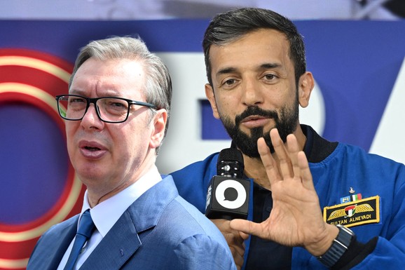 U SRBIJU STIGAO PRVI ARAPIN KOJI JE HODAO U SVEMIRU Vučić se sastaje sa ministrom omladine Emirata, poznat je i kao astronaut i velika zvezda na društvenim mrežama