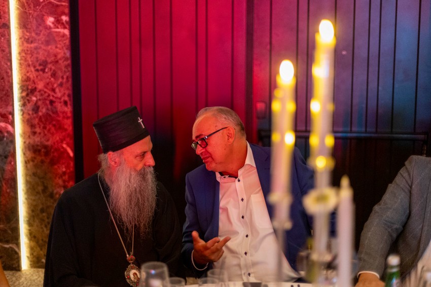 Goran Karadžić (RTV) sa patrijarhom Porfirijem