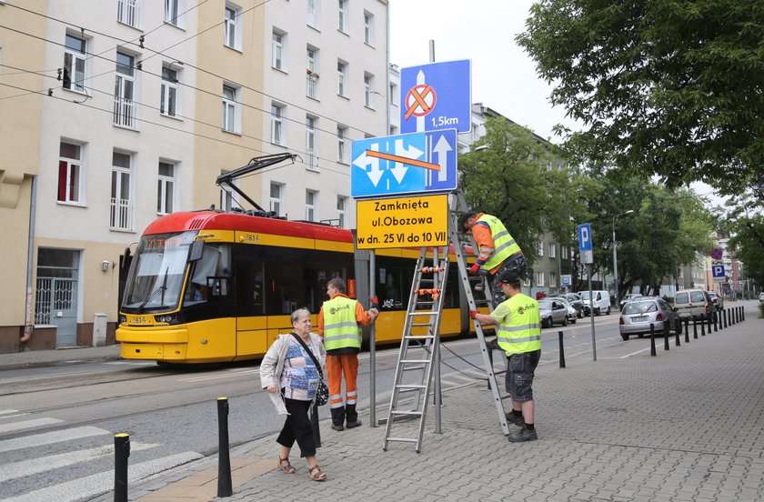 Wakacyjne remonty torowisk tramwajowych w Warszawie