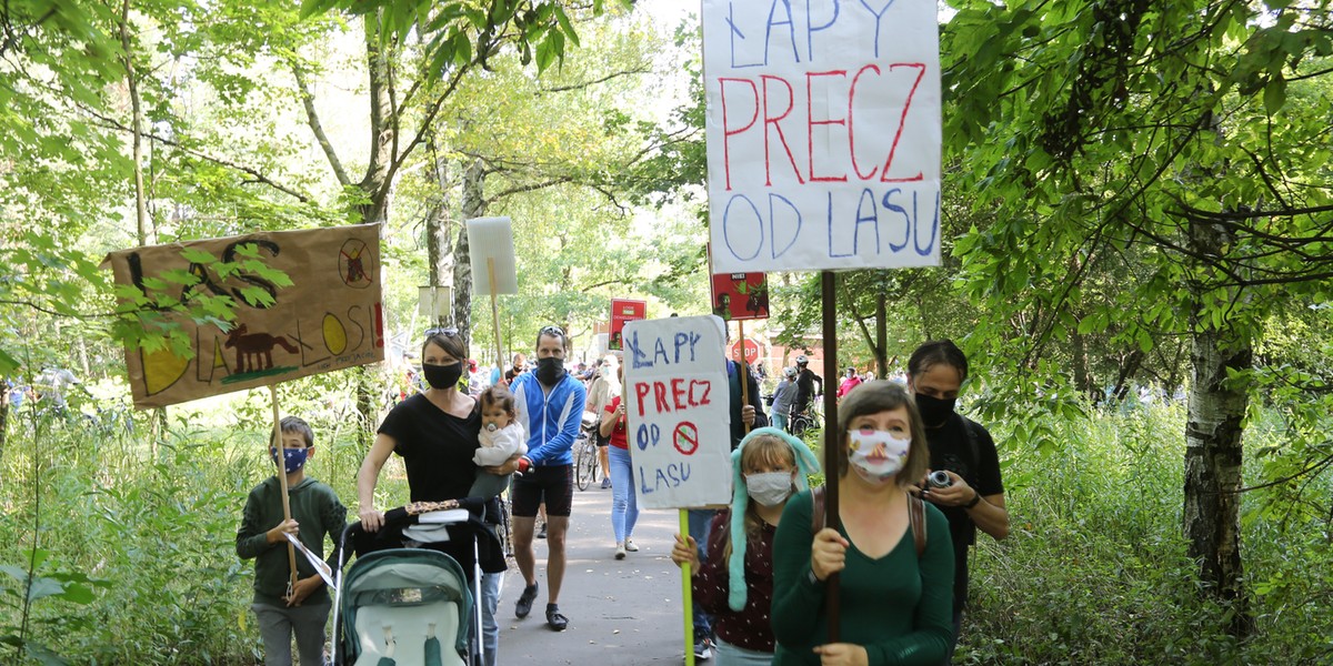 Słynne covidowe osiedle w Lesie Bemowskim nie powstanie. Sąd oddalił skargę dewelopera.