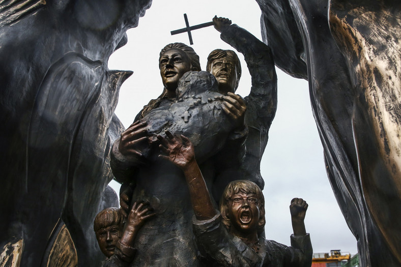 Pomnik upamiętniający Rzeź Wołyńską autorstwa Andrzeja Pityńskiego
