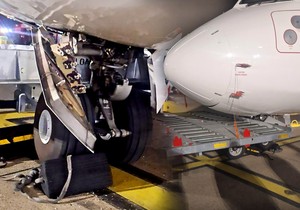 Oštećen avion Er Srbije 