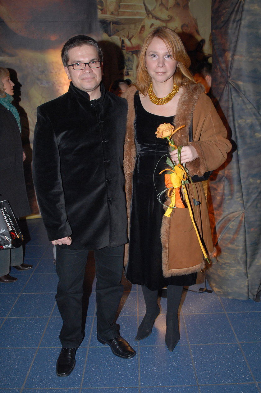 Jarosław Boberek z żoną