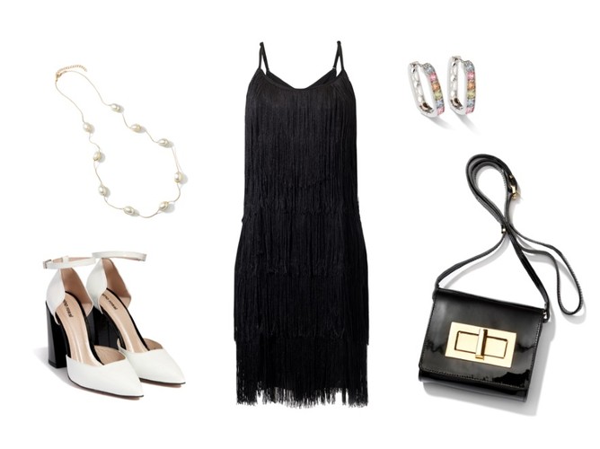 W rytmie Charlestona: Sukienka - Reserved  Buty - Gino Rossi  Torebka - Gino Rossi  Naszyjnik - Tatuum  Kolczyki - Broadway