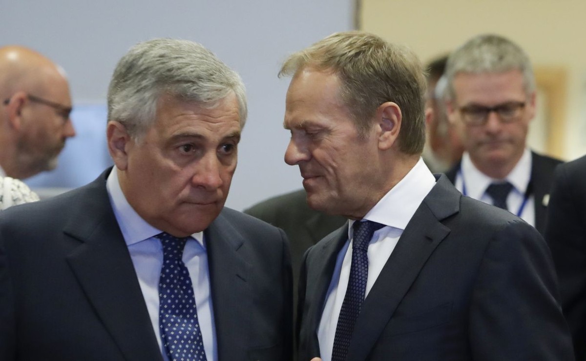 Donald Tusk i Antonio Tajani