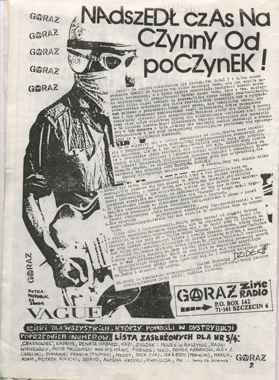 Garaż nr 3-4 z 1991 roku / archiwum Zinelibrary.pl